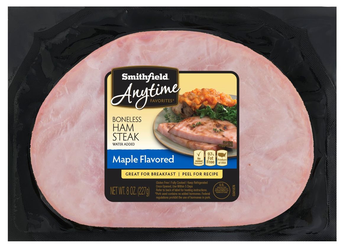 Anytime Favorites Maple Boneless Ham Steak, 8 oz. Smithfield